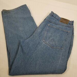 Smith's 1906 Premium Denim Workwear Jeans High Rise Crosstown Blue Size 38/32